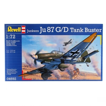 Image of Junkers Ju87 G/D Tank Buster 1:72 Revell Model Kit