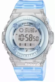 Image of Ladies Casio Baby-G Alarm Chronograph Watch BG-1302-2ER