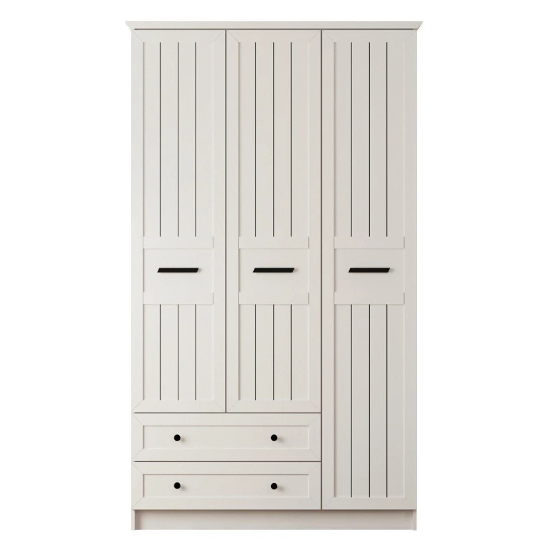 Image of Evuhome Vienna 3 Door 2 Drawer Wardrobe