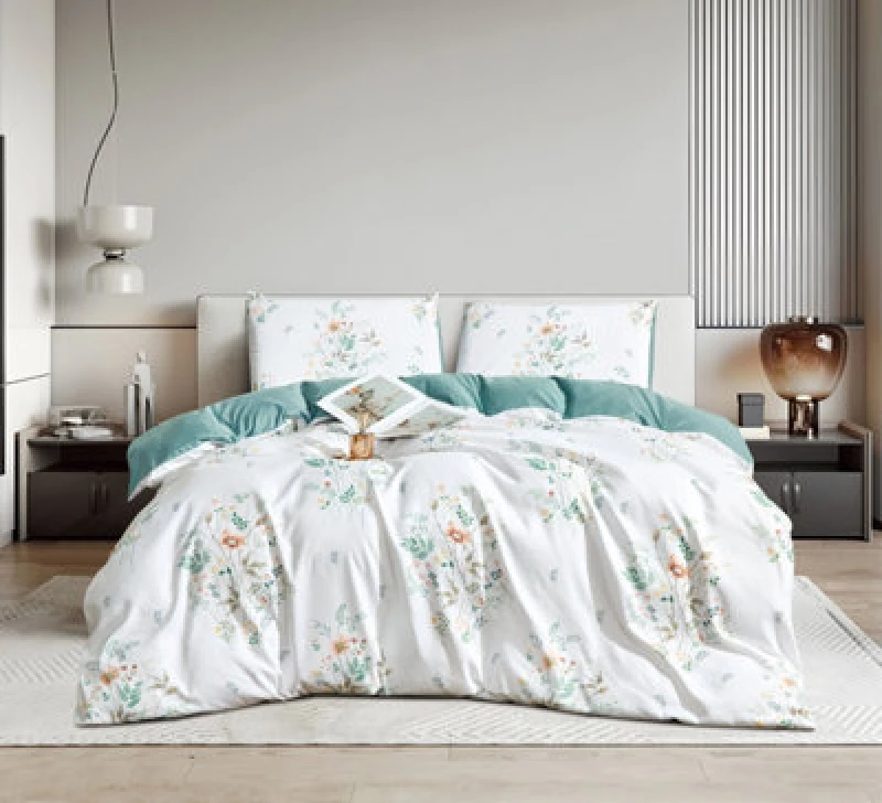 Image of Ezysleep Ezysleep Evie Floral Printed Duvet Set Size: Double Multi Double Unisex 0721545336378