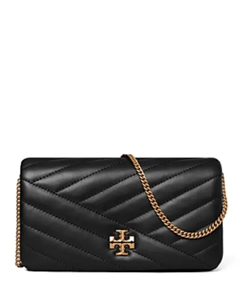 Image of Tory Burch Kira Chevron Chain Wallet