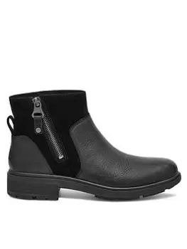 Image of UGG Ugg Harrison Zip Ankle Boots, Black, Size 6, Women