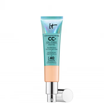 Image of IT Cosmetics Your Skin But Better CC+ Oil-Free Matte SPF40 32ml (Various Shades) - Neutral Medium