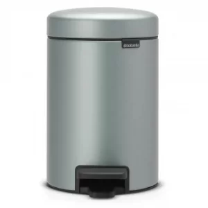 Image of Brabantia newIcon Pedal Bin 3 Litre Metallic Mint