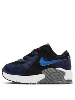 Image of Nike Infant's Air Max Excee, Black/Blue, Size 8.5