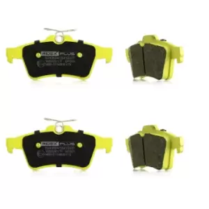 Image of RIDEX PLUS Brake pad set not prepared for wear indicator 402B0008P Brake pads,Brake pad set, disc brake OPEL,FORD,RENAULT,Vectra C Caravan (Z02)