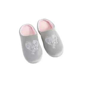 Image of Said with Sentiment Womens Nan Slippers Large
