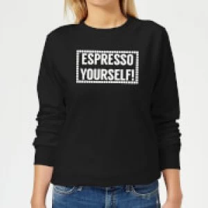 Image of Espresso Yourself Womens Sweatshirt - Black - 3XL
