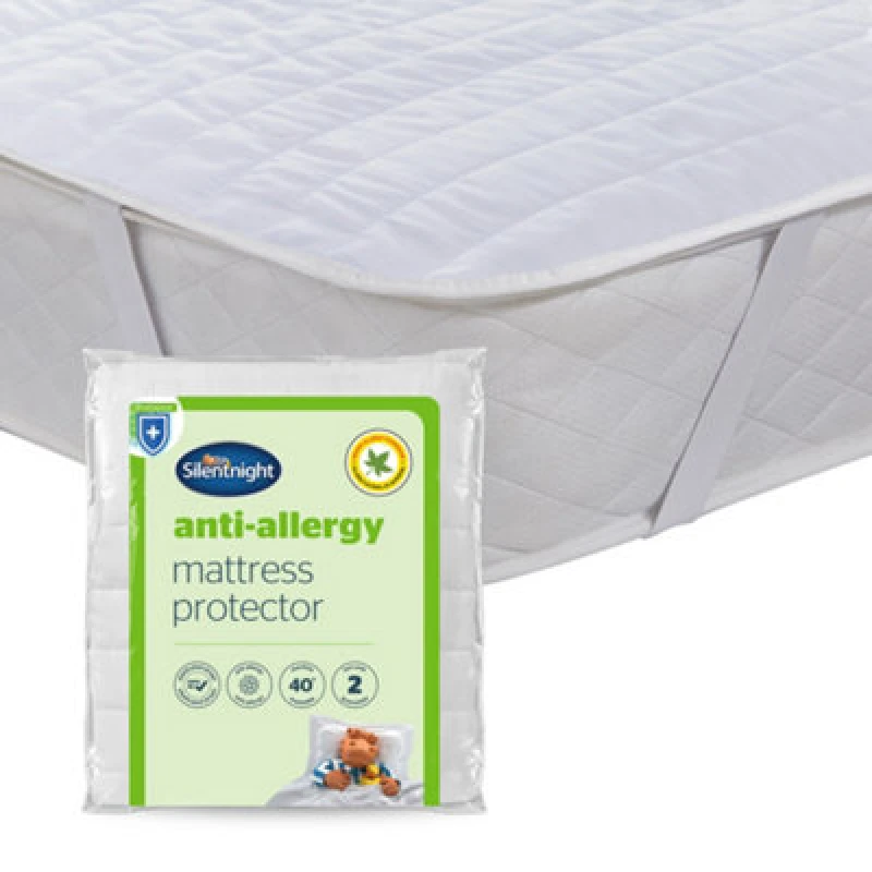 Image of Silentnight Anti Allergy Mattress Protector - Small Double