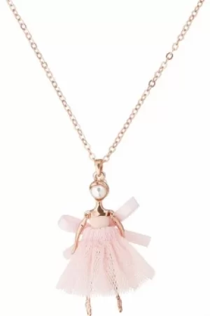 Image of Ted Baker Ladies Rose Gold Plated Carabel Mini Ballerina Necklace TBJ1323-24-16