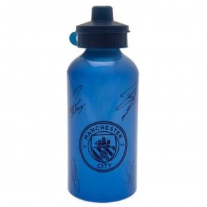 Image of Manchester City FC Aluminium Drinks Bottle Signed
