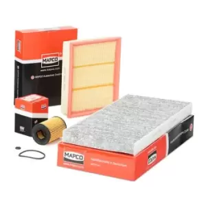 Image of MAPCO Filter Set 68883 MERCEDES-BENZ,A-Klasse (W169),B-Klasse (W245)