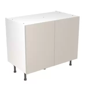 Image of KitchenKIT Slab 100cm Base Unit - Matt Light Grey