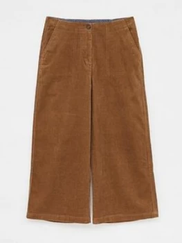 Image of White Stuff Luna Cord Culottes - Natural
