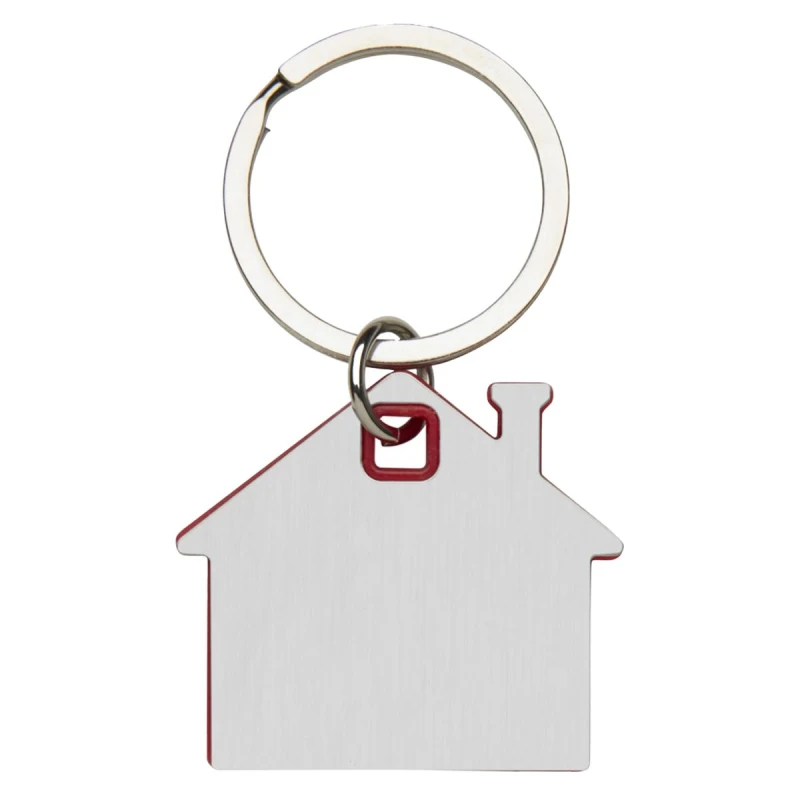 Image of Floso Nook House Keyring in Red Red Unisex One Size