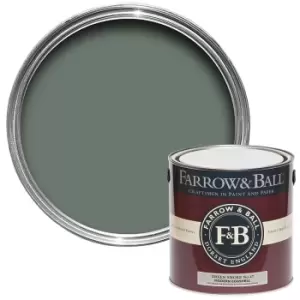 Image of Farrow & Ball Modern Eggshell Paint Green Smoke - 2.5L