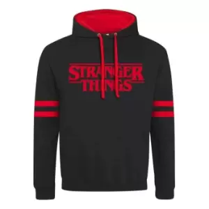 Image of Stranger Things Hooded Sweater Logo Size S