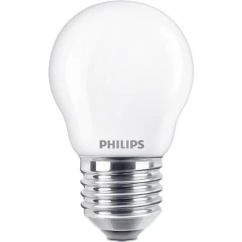 Image of Philips Lighting 76347300 LED (monochrome) EEC F (A - G) E-27 Teardrop shape 4.3 W = 40 W Warm white (Ø x L) 4.5cm x 8cm