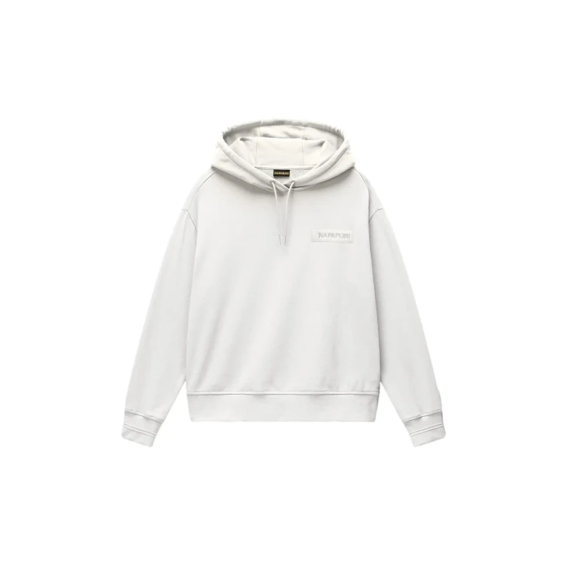 Image of Womens French Terry Hoodie Napapijri Clarao Blanc Female S