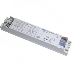 Image of LT20 24833 LED transformer LED driver Constant voltage Constant current 0.87 A 15 24 Vdc not dimmable PFC circuit