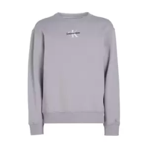 Image of Calvin Klein Jeans Monologo Crew Neck - Purple