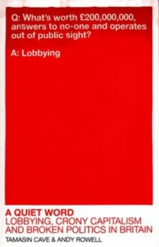 Image of A Quiet Word by Tamasin Cave Book