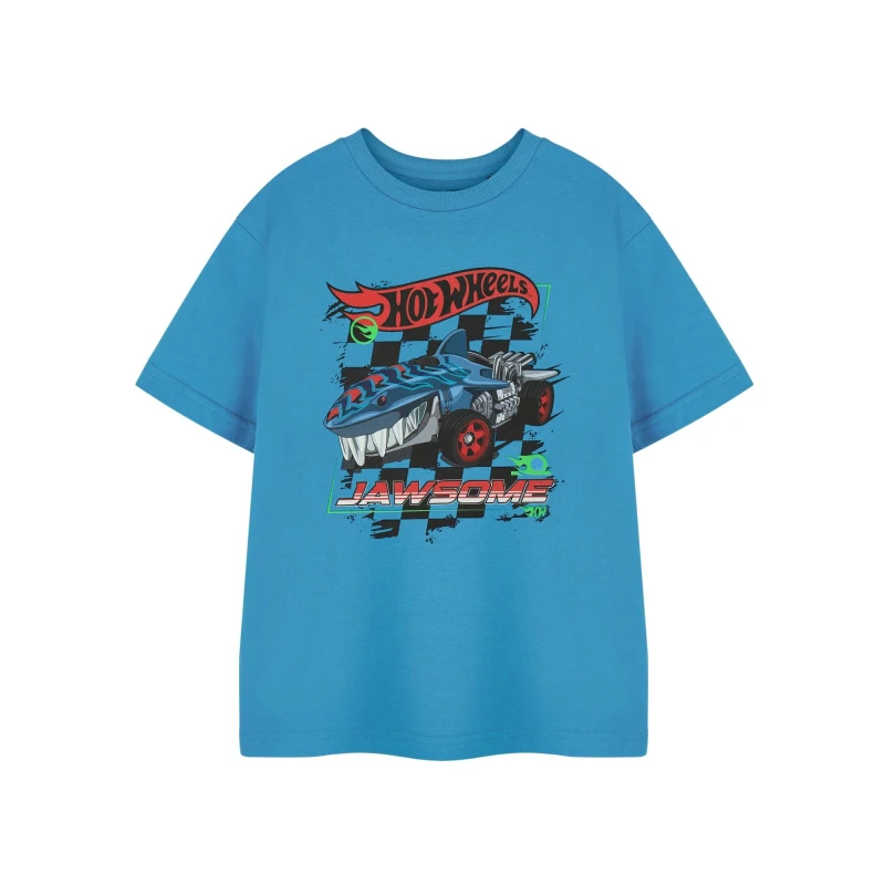 Image of Hot Wheels Short Sleeved T-Shirt Blue