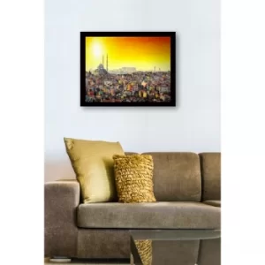 Image of SC0570 Multicolor Decorative Framed MDF Painting