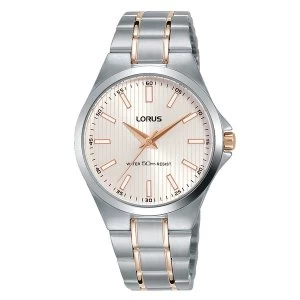 Image of Lorus RG225PX9 Ladies Stainless Steel Bracelet Watch with Milky Pink Sunray Dial