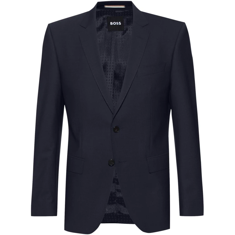 Image of Boss Mens Formal Jacket Dark Blue male 38L (48L)