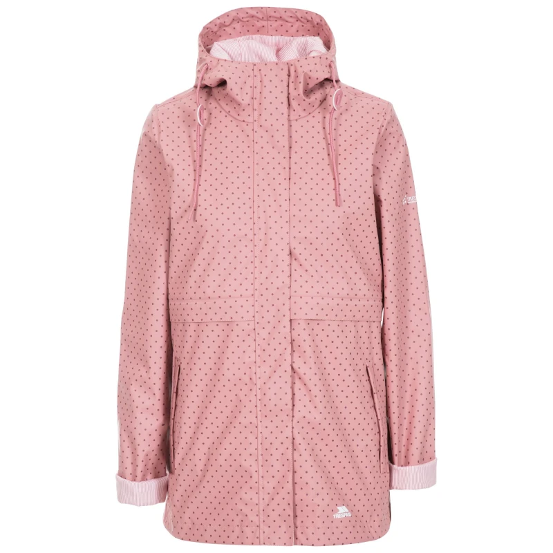Image of Trespass Womens Splosh Waterproof Jacket Dusty Rose female 6 (2XS)