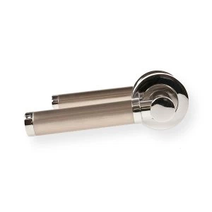 Image of LocksOnline Charlotte Lever Handle Set on Round Rosette