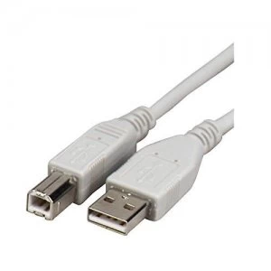 Image of EXC USB 2.0 Type A to USB 2.0 Type A USB Cable Grey 2 Metre