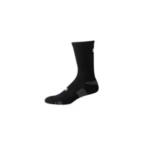 Image of Under Armour Heatgear Socks Crew Black/Steel - M