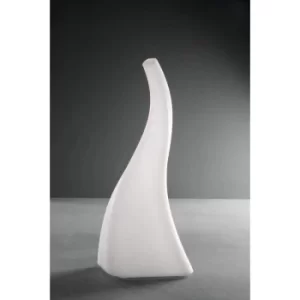 Image of Flame Table Lamp 1 Bulb E27 Small Outdoor IP65, opal white