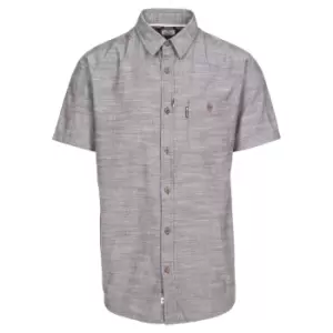 Image of Trespass Mens Slapton Short Sleeve Shirt (XXS) (Moss)