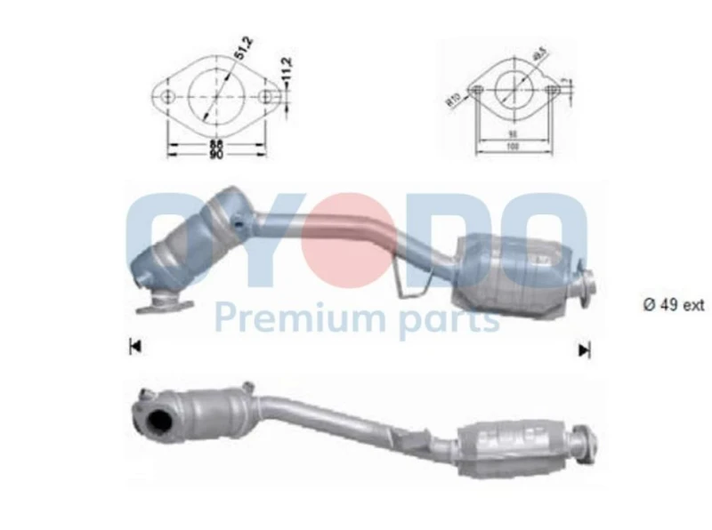 Image of WALKER 28249 Catalytic Converter with mounting parts Catalyst Converter (429)