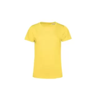 Image of B&C Womens/Ladies E150 Organic Short-Sleeved T-Shirt (S) (Yellow)