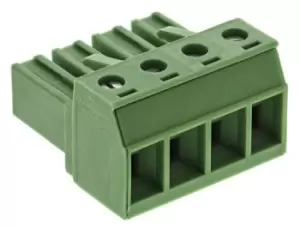 Image of Phoenix Contact PC 4/ 4-St-7,62 Terminal Block, Pluggable, 4Pos, 10Awg