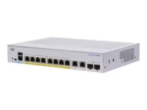 Image of CBS350-8P-E-2G-EU - Managed - L2/L3 - Gigabit Ethernet (10/100/1000) - Rack mounting
