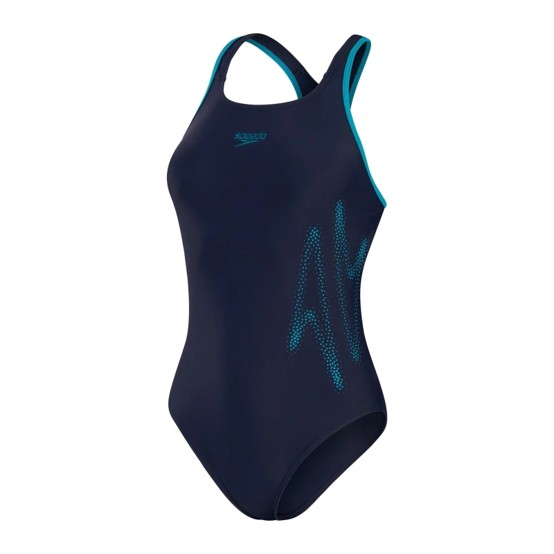 Image of Speedo Plmt Pt Rcbk Black/Green female 28 (2XS)