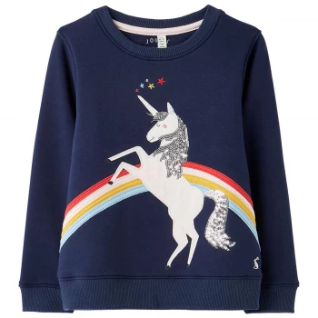 Image of Joules Girls Mackenzie Artwork Sweatshirt 3 Years