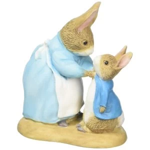 Image of Mrs Rabbit & Peter Figurine