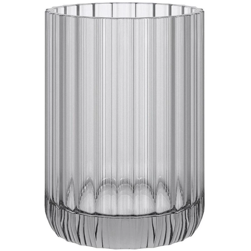 Image of COSMIC COSMIC Toothbrush Holder Tumbler, Glass, 8cm, Smoke Grey, Lido Collection WJC213A0051345