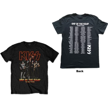 Image of KISS - End Of The Road Tour Unisex XXX-Large T-Shirt - Black