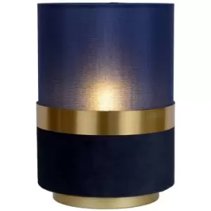 Image of Lucide extravaganza tusse - Table Lamp - Ø15cm - 1xE14 - Blue