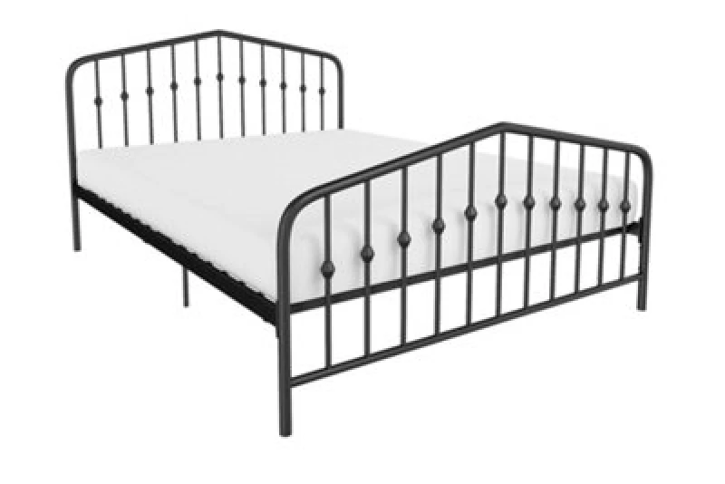 Image of Ng Novogratz Bushwick Metal Bed Black Double, Black 4044029NUK