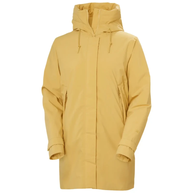 Image of Helly Hansen Womens waterproof jacket Helly Hansen Victoria Ins Mid Beige Female M