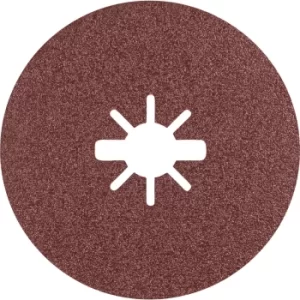 Image of Bosch Expert Prisma Ceramic X LOCK Fibre Disc 125mm 125mm 80g Pack of 5