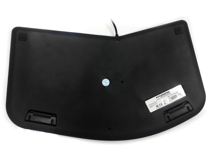 Image of Accuratus Accuratus KYB-CONTOUR-UBK keyboard Universal USB QWERTY UK English Black KYB-CONTOUR-UBK